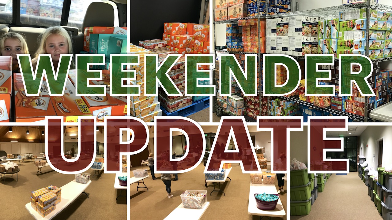 Weekender Backpack Ministry December Update