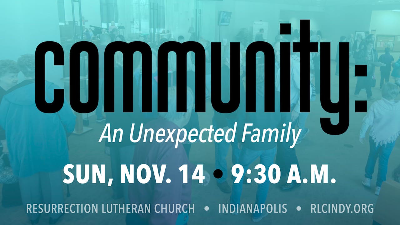 Community, An Unexpected Family Learning Hour on Sunday, Nov. 14 at 9:30 a.m.
