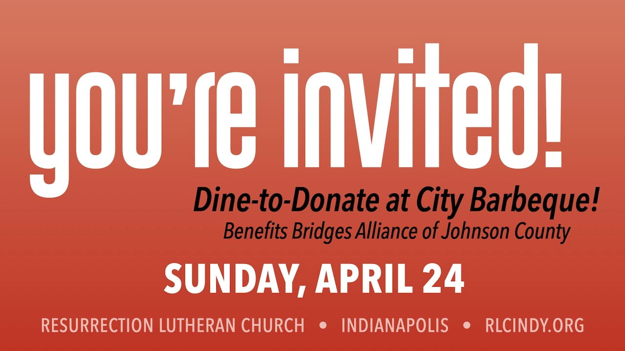 You're Invited to Dine-to-Donate at City Barbeque on Sunday, April 24 benefitting Bridges Alliance of Johnson County
