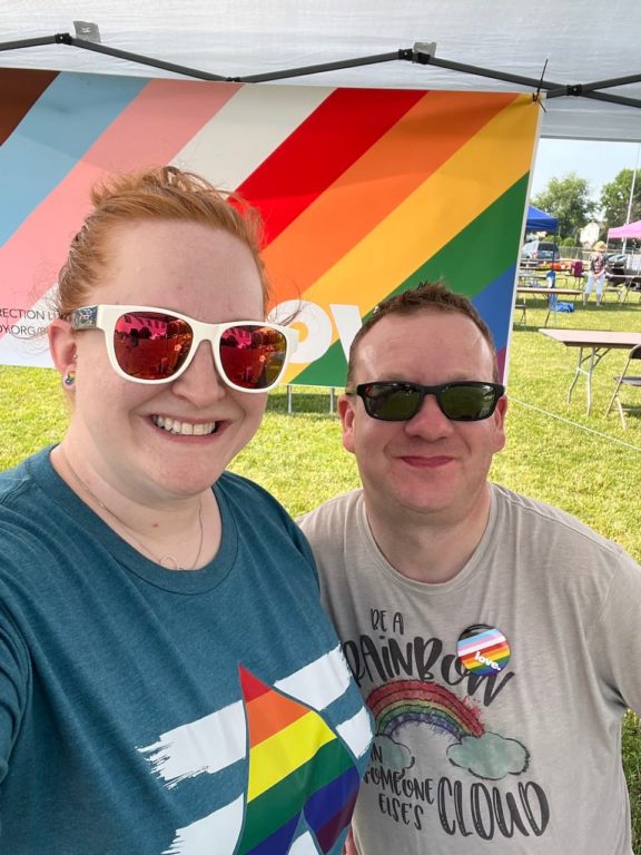 Photos from RLC Pride booth for Resurrection Lutheran Church in Indianapolis at Greenwood Pride Festival on Saturday, June 3, 2023, 2 of 8 photos