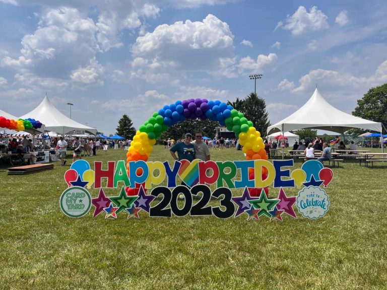 Photos from RLC Pride booth for Resurrection Lutheran Church in Indianapolis at Greenwood Pride Festival on Saturday, June 3, 2023, 4 of 8 photos