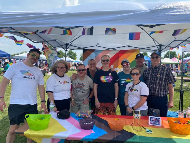 Photos from RLC Pride booth for Resurrection Lutheran Church in Indianapolis at Greenwood Pride Festival on Saturday, June 3, 2023, 7 of 8 photos