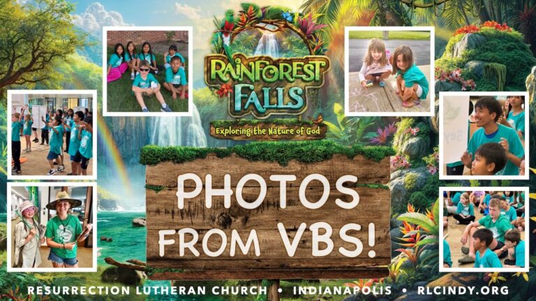 VBS Photos from Rainforest Falls Vacation Bible School at Resurrection Lutheran Church
