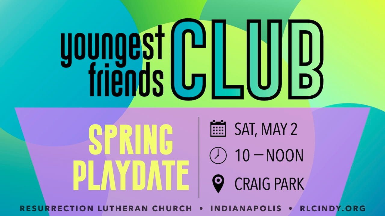 Youngest Friends Club Outdoor Fun at Craig Park on Saturday, May 2 at 10 a.m.