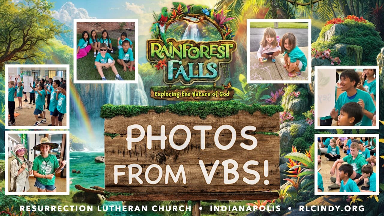 VBS Photos from Rainforest Falls Vacation Bible School at Resurrection Lutheran Church