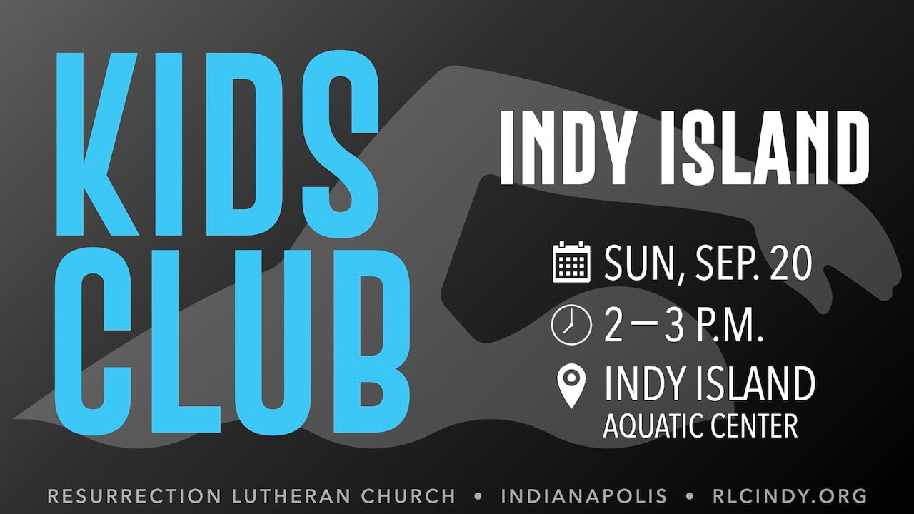 Kids Club goes to Indy Island Aquatic Center on Sunday, Sep. 20 from 2-3 p.m.