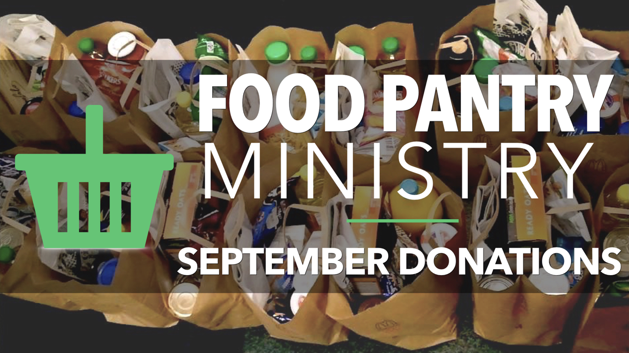 RLC Food Pantry Ministry September Donations